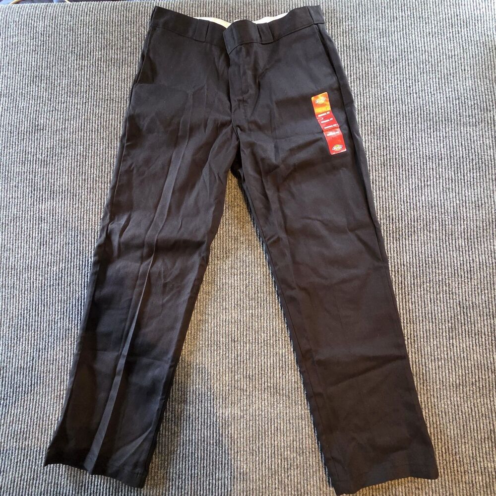 Dickies 874 Original Fit Flex Work Pant Black Straight Leg 36x30 NWT